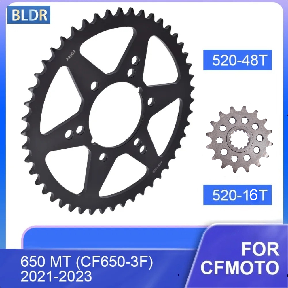 Motorcycle Gear Bundle - 520-16T 48T Acessórios para Motocicleta Kit