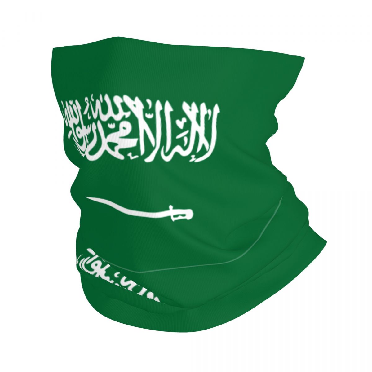 Neck Warmer Balaclava - Arábia saudita bandeira bandana capa de