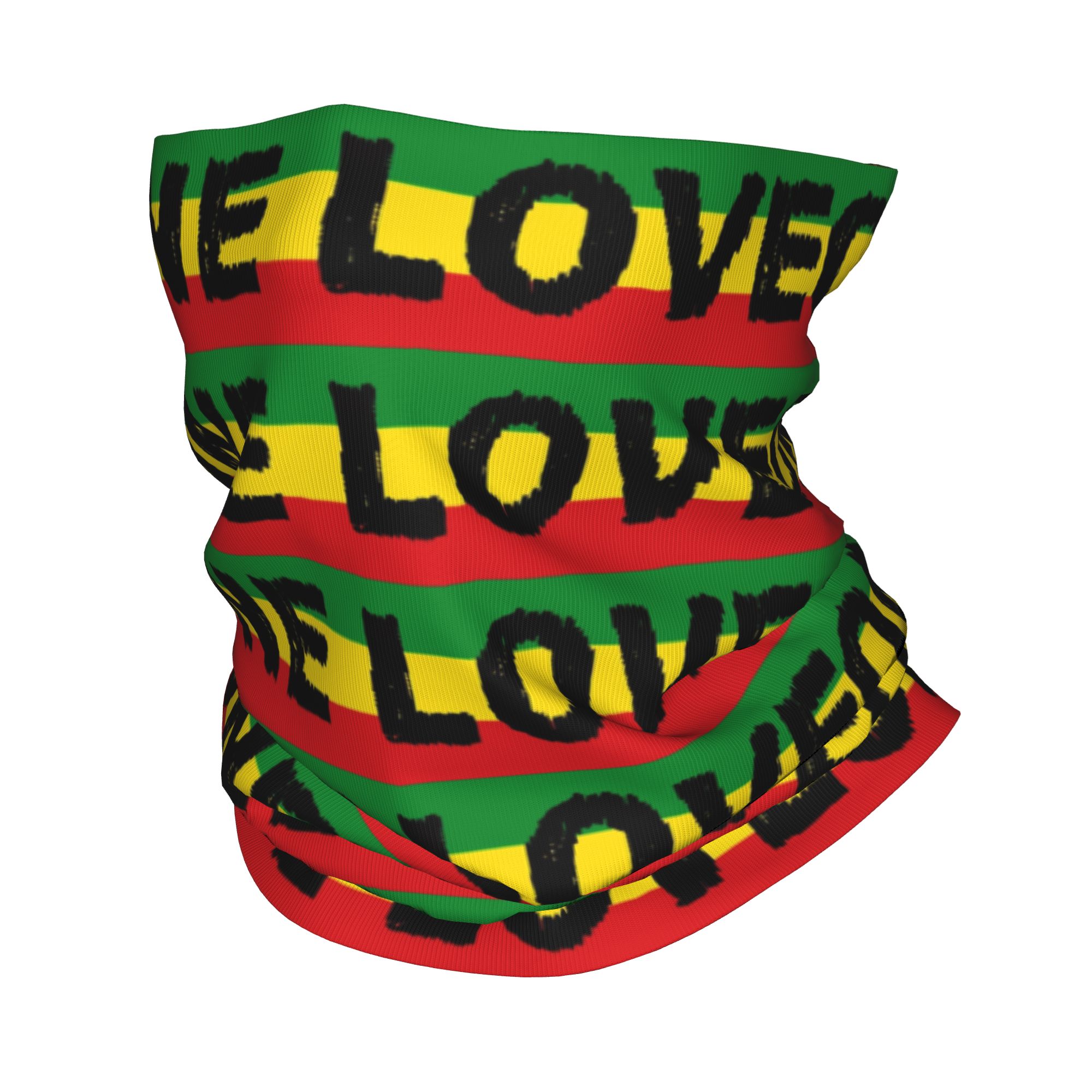 Neck Warmer Balaclava - Personalizado jamaica rasta bandeira leão de