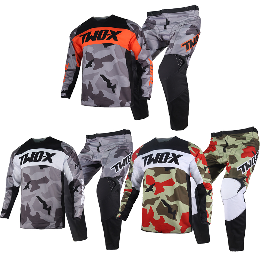 Motorcycle Gear Bundle - Conjunto de equipamento de motocross Two-X,