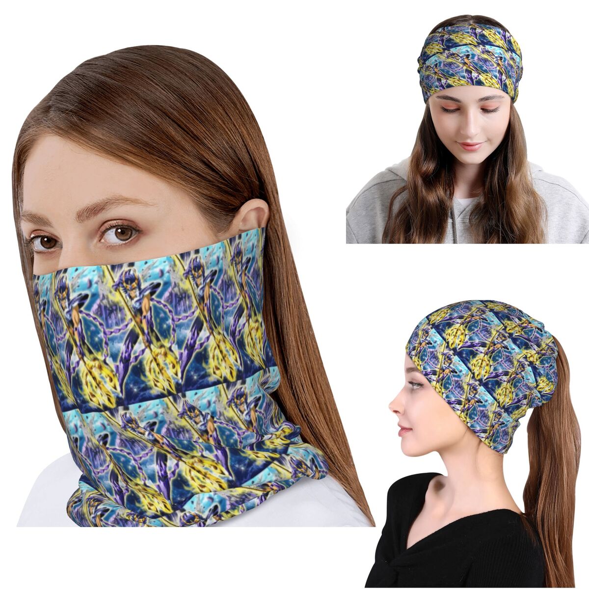 Neck Warmer Balaclava - Anime Knights Of The Zodiac Phoenix