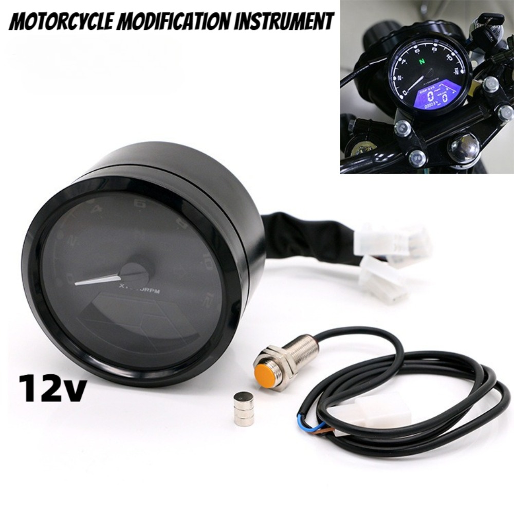 Motorcycle Gear Indicator - Painel Digital Universal para Motocicletas: Velocímetro,