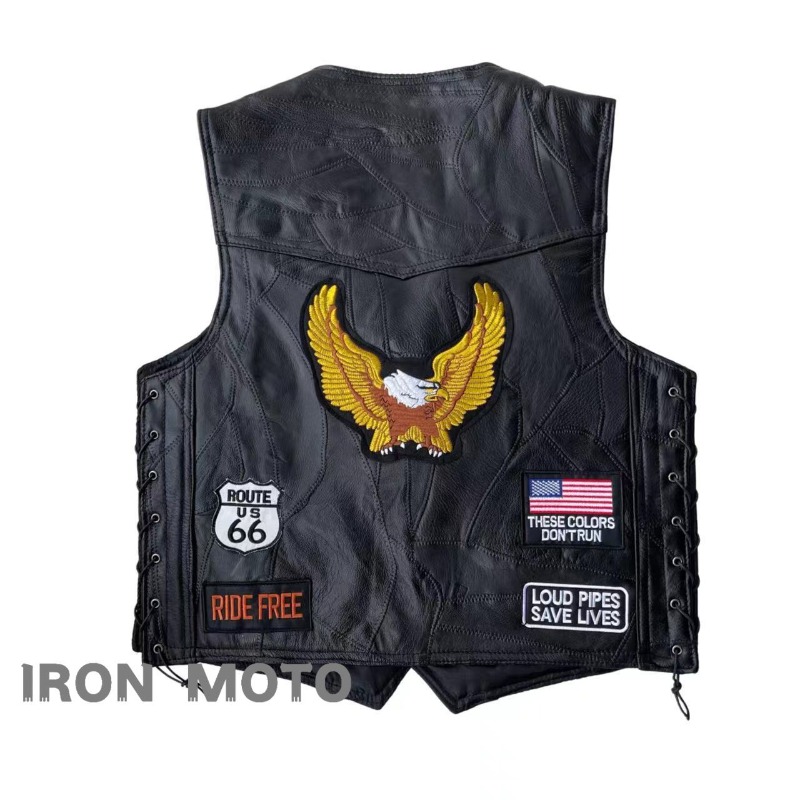 NOVO Colete Masculino de Couro - Riding Jacket Leather avaliação e preço