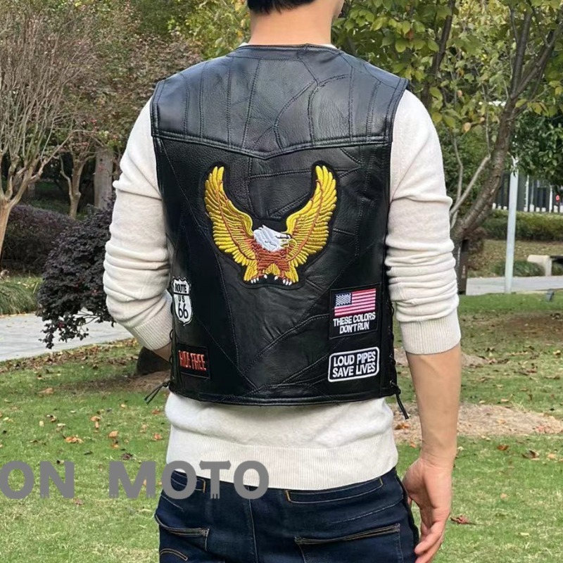 NOVO Colete Masculino de Couro - Riding Jacket Leather avaliação e preço