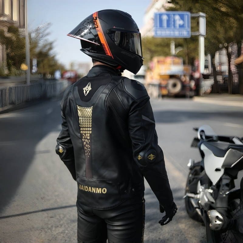 Roupas para Motociclistas, Jaq - Riding Jacket Leather avaliação e preço