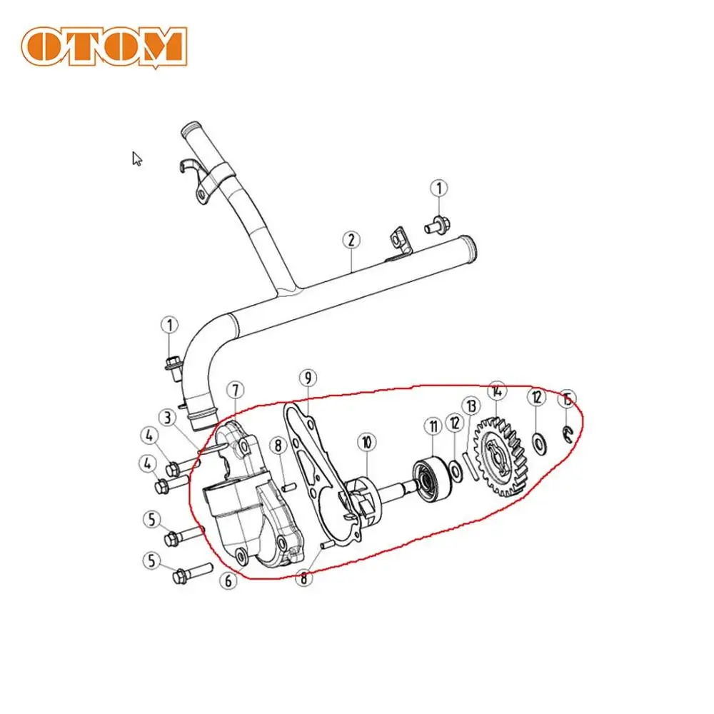 OTOM-Bomba De Água Completa Me - Motorcycle Gear Oil avaliação e preço