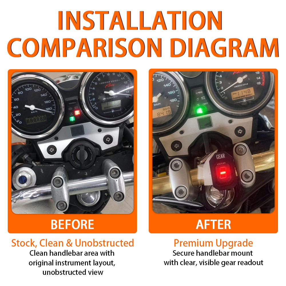 Suporte Indicador de Posição d - Motorcycle Gear Indicator avaliação e preço