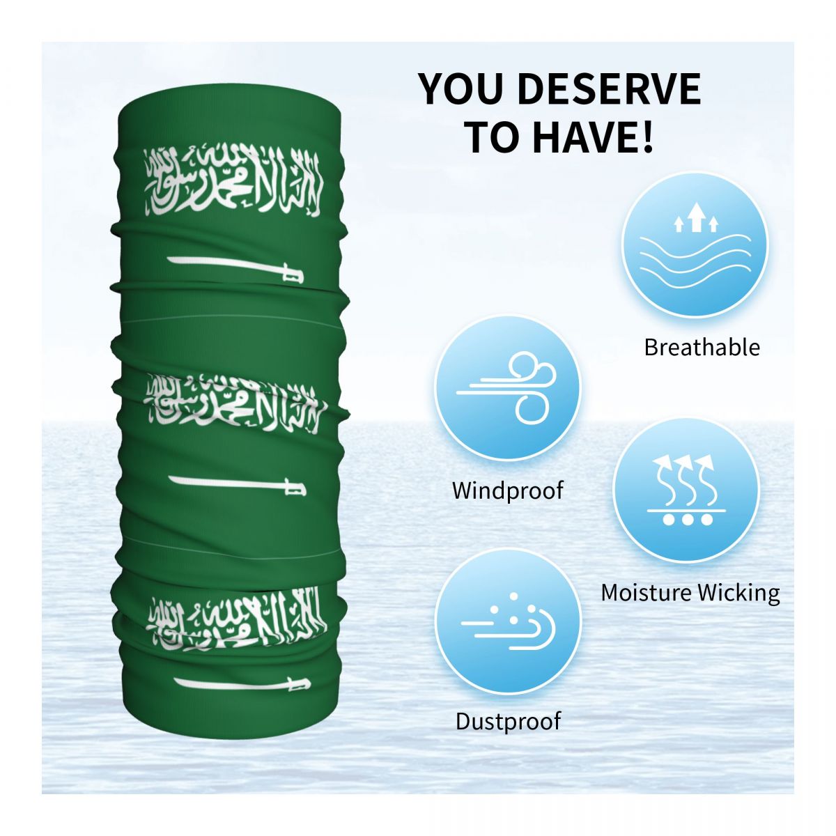 Arábia saudita bandeira bandan - Neck Warmer Balaclava avaliação e preço
