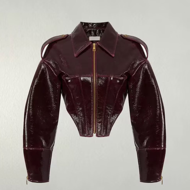 Jaqueta Feminina Vintage de Co - Riding Jacket Leather avaliação e preço