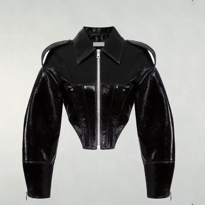 Jaqueta Feminina Vintage de Co - Riding Jacket Leather avaliação e preço