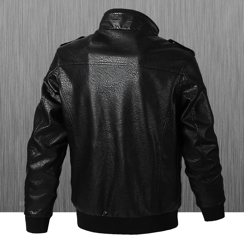 Jaqueta de Couro Slim Fit para - Riding Jacket Leather avaliação e preço