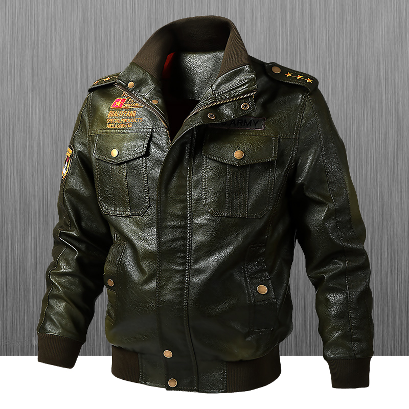 Jaqueta de Couro Slim Fit para - Riding Jacket Leather avaliação e preço