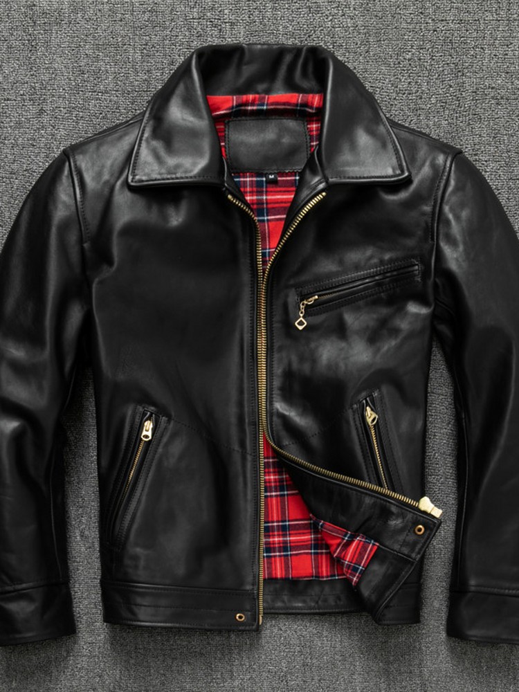Jaqueta Masculina Slim Fit 100 - Riding Jacket Leather avaliação e preço