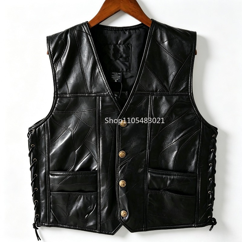Colete Masculino Preto de Cour - Riding Jacket Leather avaliação e preço