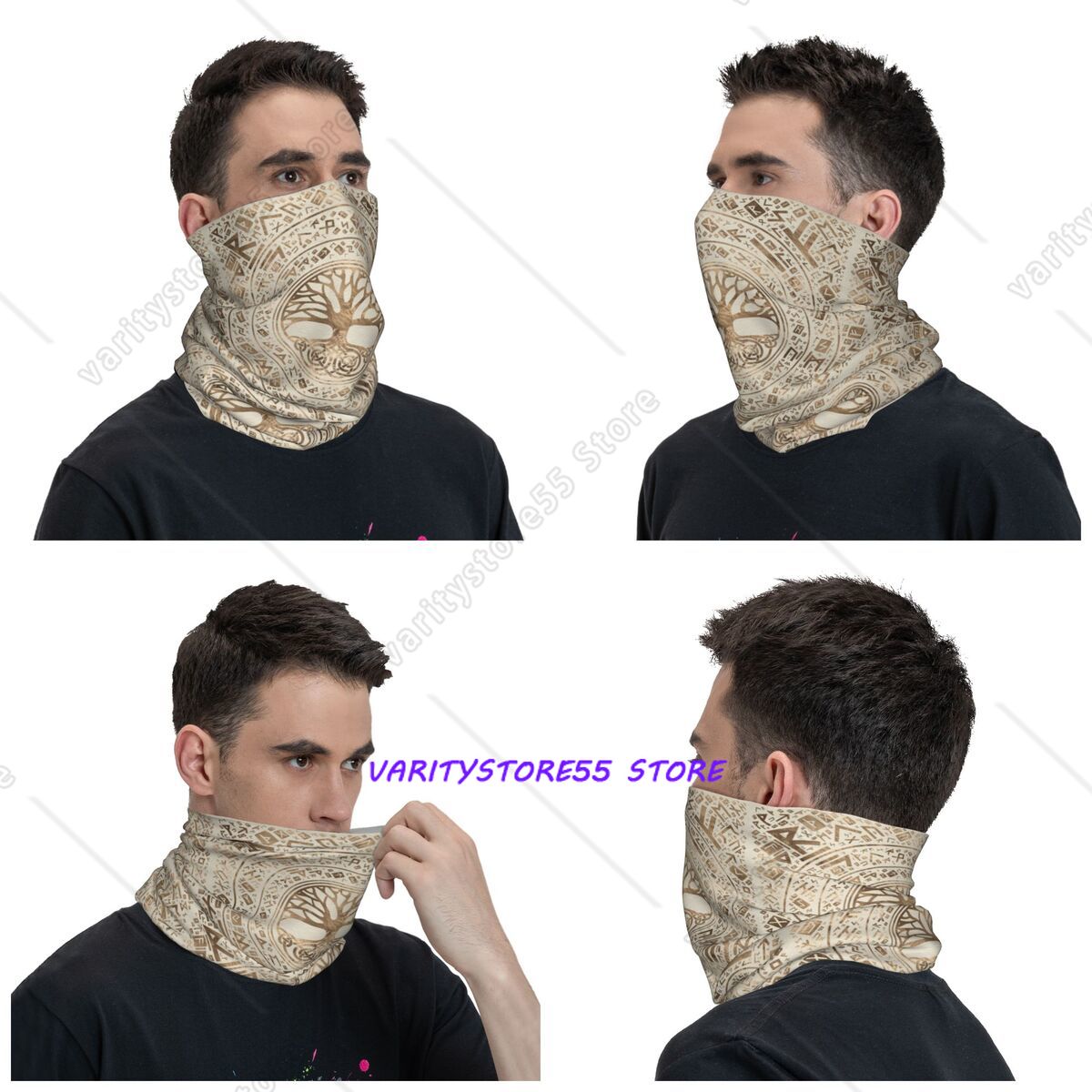 Bandana Viking Yggdrasil Árvor - Neck Warmer Balaclava avaliação e preço