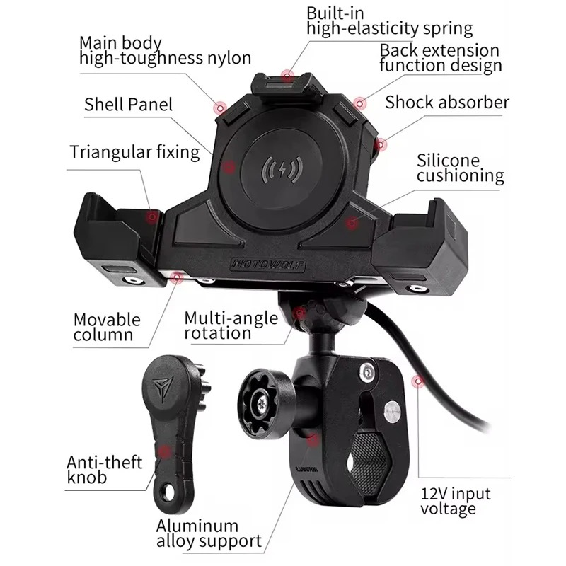 Suporte de Telefone para Motoc - Phone Mount Handlebar avaliação e preço