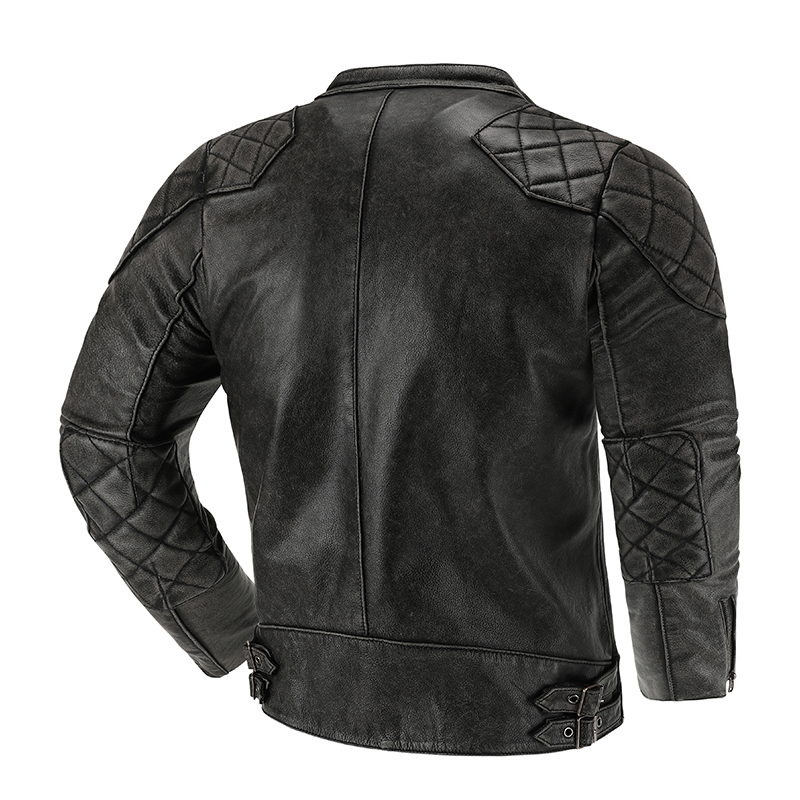 Jaqueta de couro retrô masculi - Riding Jacket Leather avaliação e preço