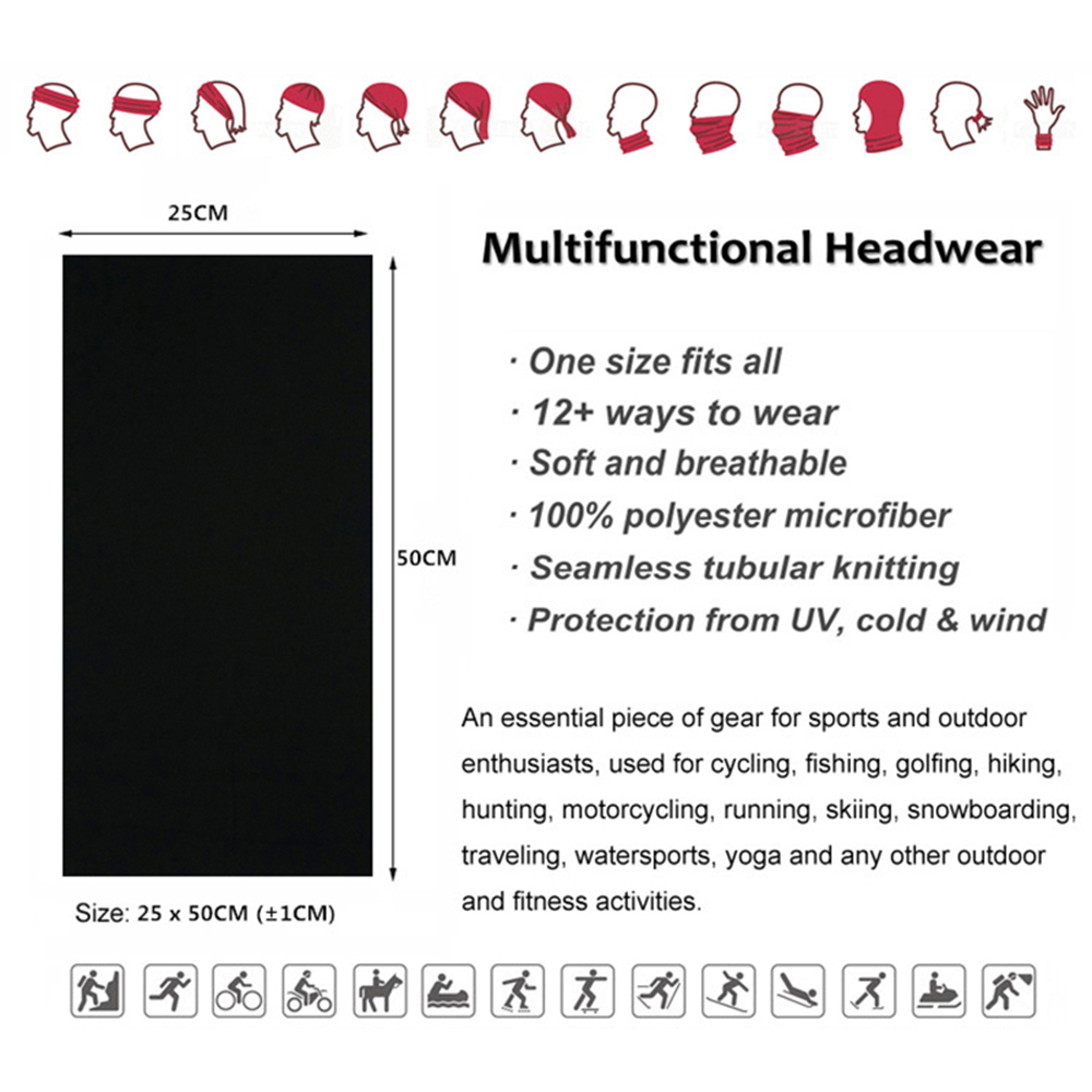 Bandanas de cor sólida sem cos - Neck Warmer Balaclava avaliação e preço
