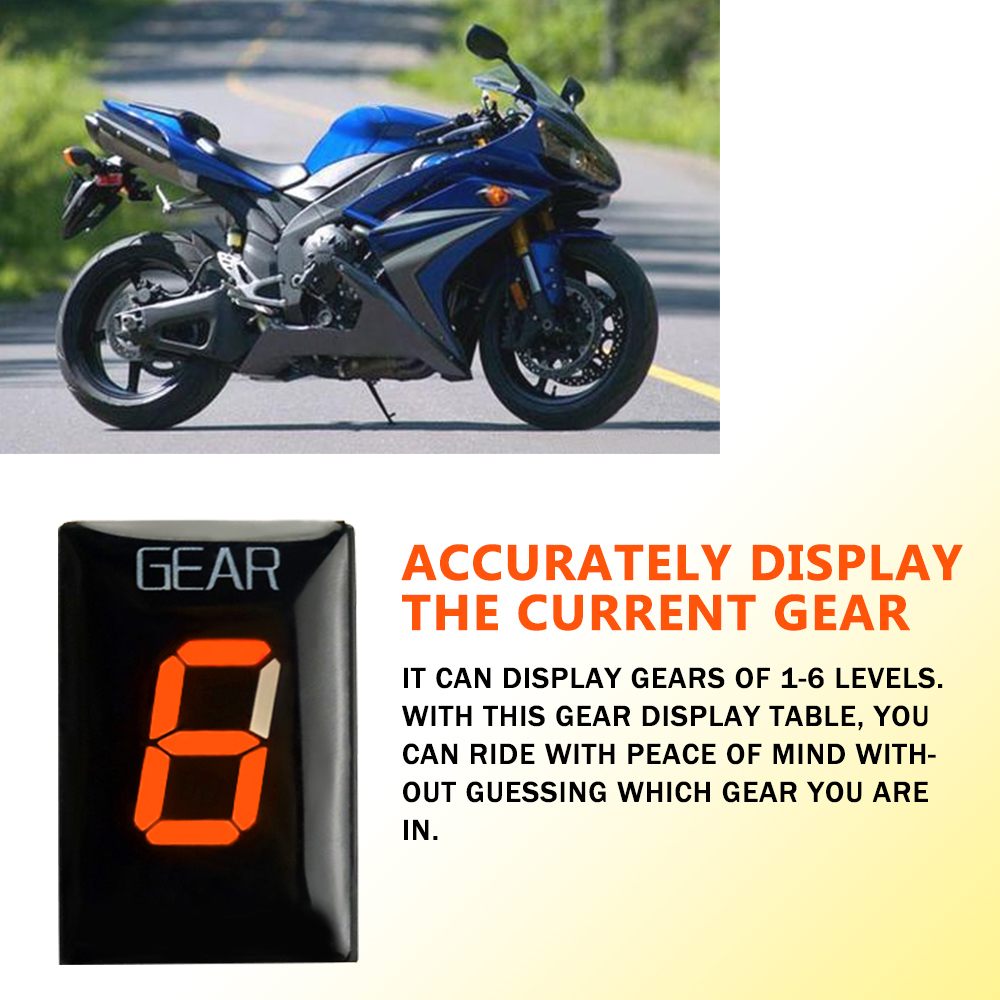Para yamaha YZF-R1 yzfr1 YZF-R - Motorcycle Gear Indicator avaliação e preço