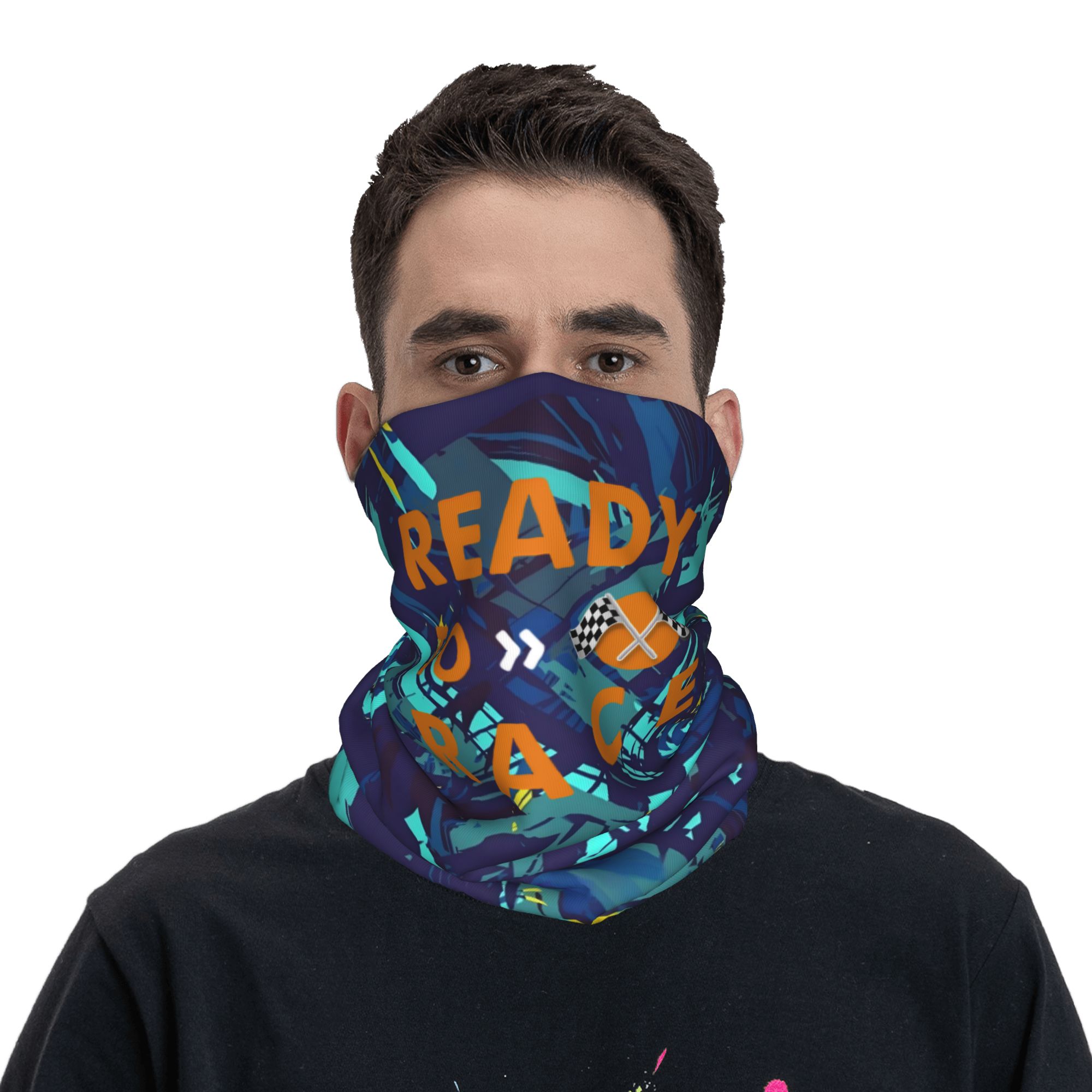 Custom Ready To Race Logo Band - Neck Warmer Balaclava avaliação e preço