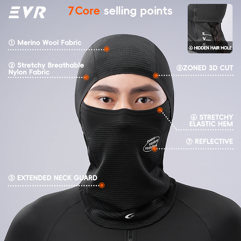 Máscara Facial de Lã de Invern - Motorcycle Gear Cycle avaliação e preço