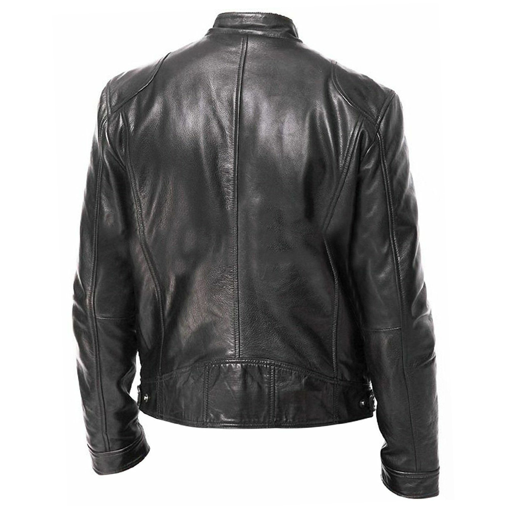 Jaqueta de couro PU para homen - Riding Jacket Leather avaliação e preço