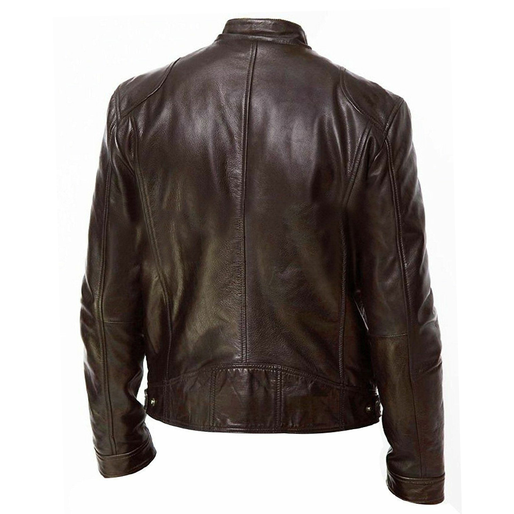 Jaqueta de couro PU para homen - Riding Jacket Leather avaliação e preço