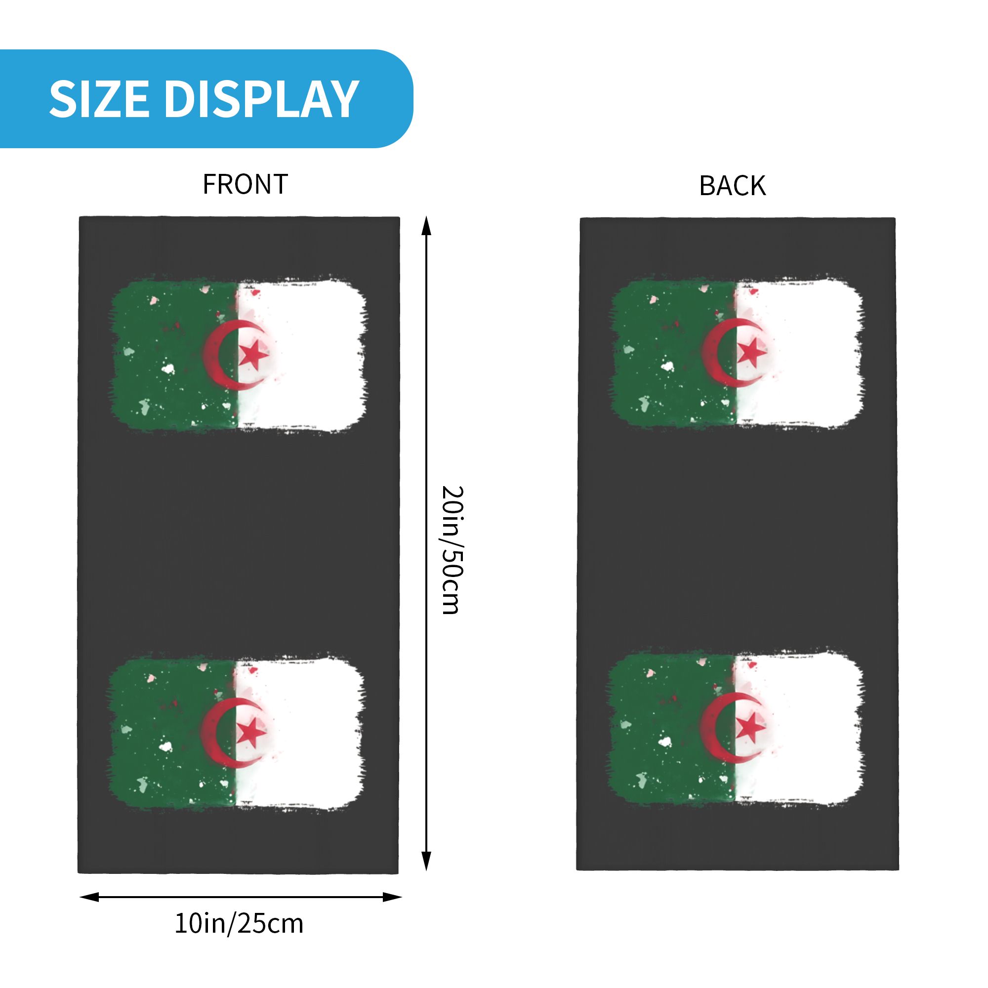 Bandeira da argélia bandana re - Neck Warmer Balaclava avaliação e preço