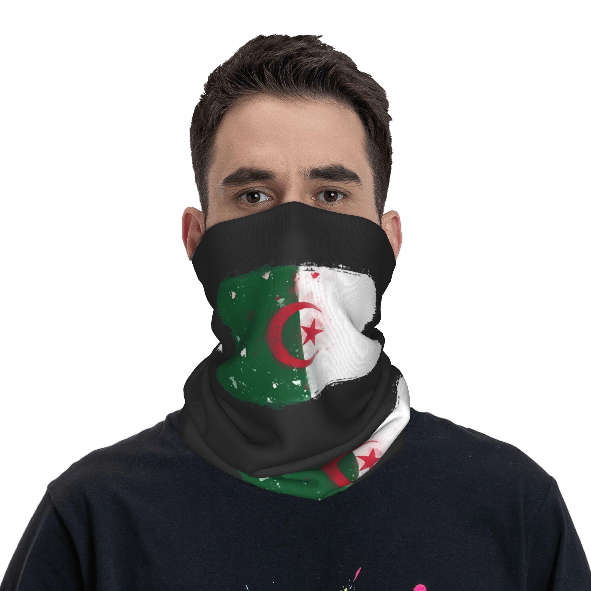 Bandeira da argélia bandana re - Neck Warmer Balaclava avaliação e preço