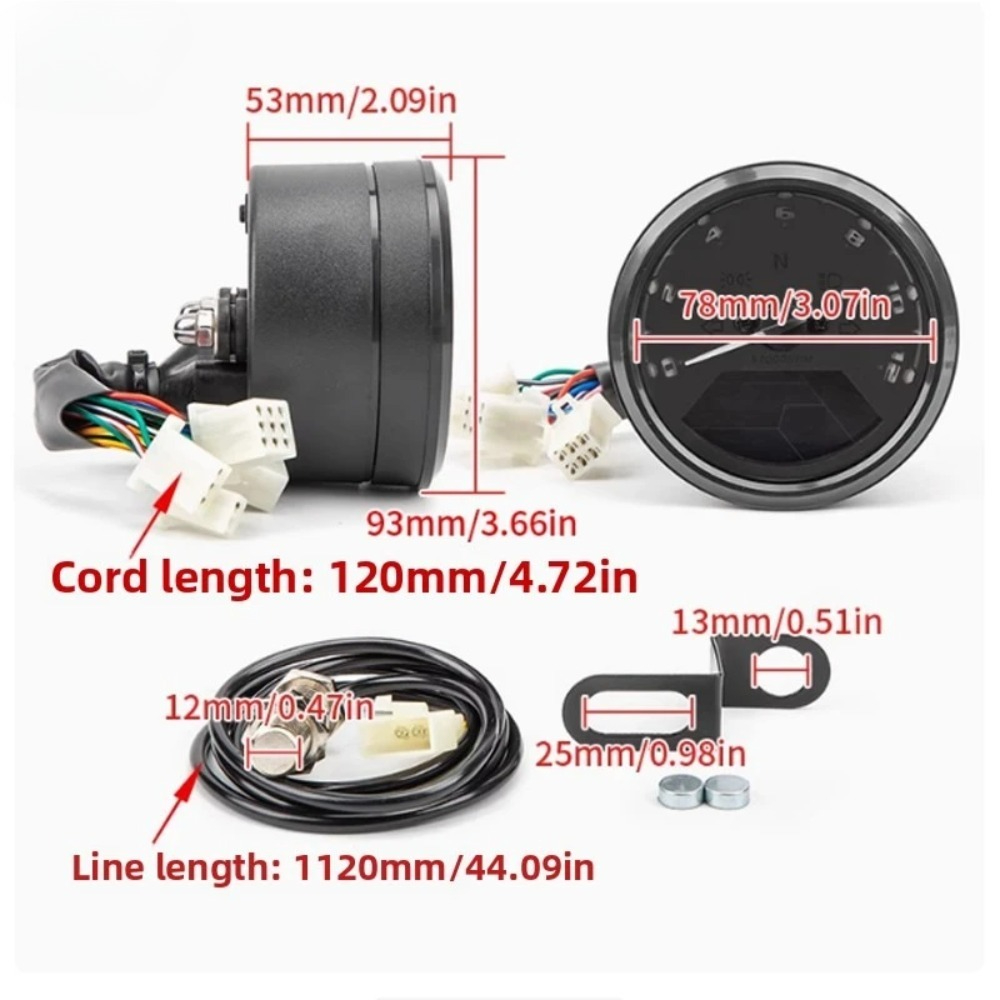 Painel Digital Universal para  - Motorcycle Gear Indicator avaliação e preço